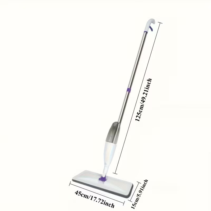 Multi-Functional Microfiber Spray Mop Featuring Washable Pads - Perfect for Both Wet And Dry Cleaning on Hardwood, Laminate, Tile, And Ceramic Surfaces - Great for Use in Kitchens, Bathrooms, And Living Rooms, Equipped with an Extended Handle And Mo