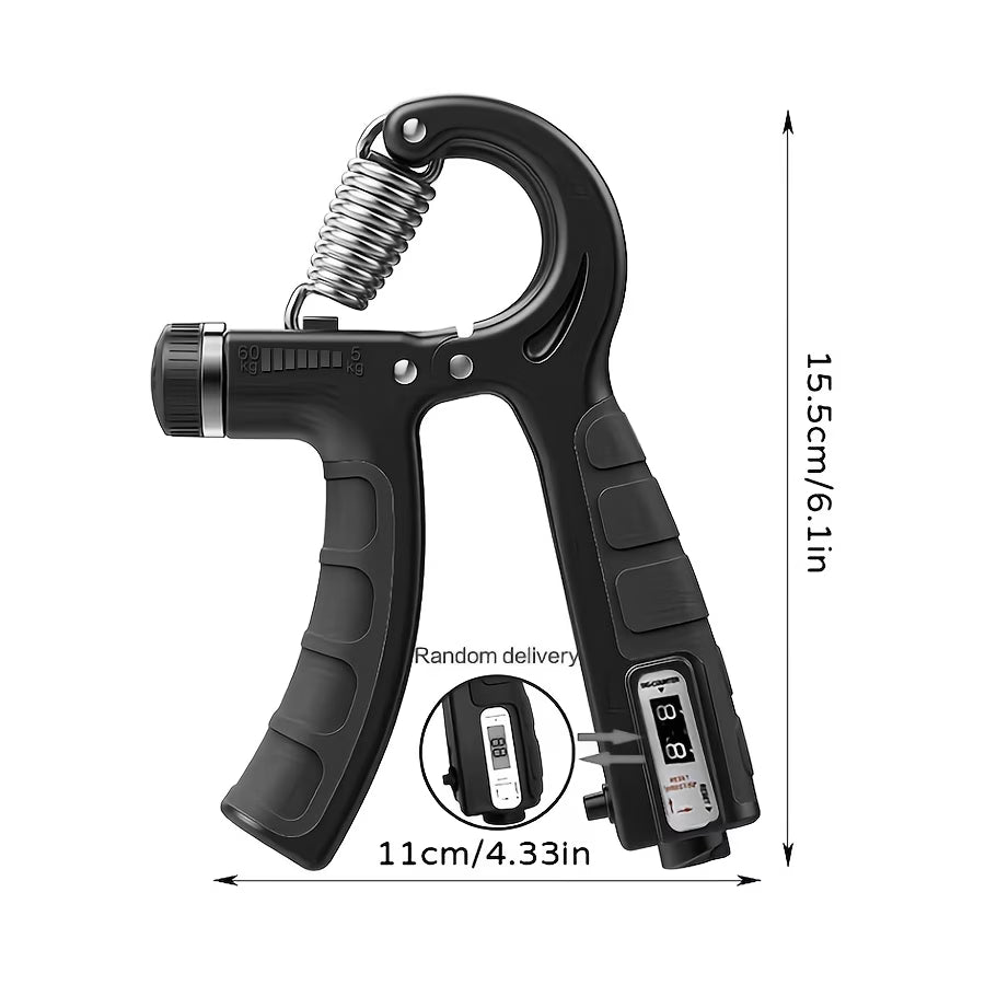 Heavy-Duty Adjustable Hand Gripper Suitable for Fitness - 11.02-132.28LB/22.05-220.46LB Strength Training with Weight Settings, Hand & Forearm Muscle Builder for Gym, Wrist Curl, Pull, Weightlifting - Full-Body Workout Equipment