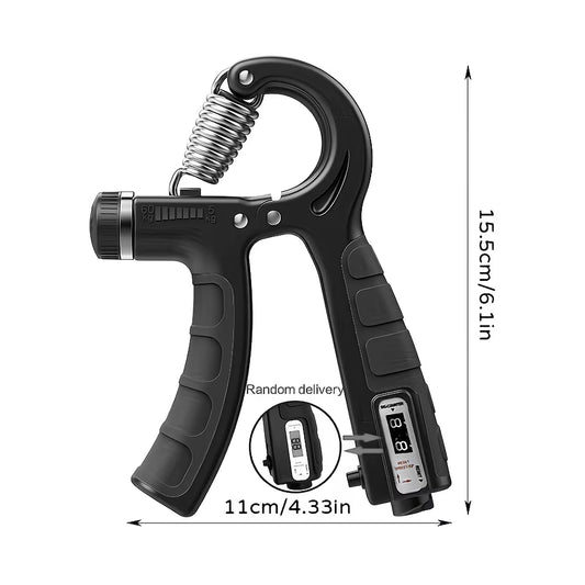 Heavy-Duty Adjustable Hand Gripper Suitable for Fitness - 11.02-132.28LB/22.05-220.46LB Strength Training with Weight Settings, Hand & Forearm Muscle Builder for Gym, Wrist Curl, Pull, Weightlifting - Full-Body Workout Equipment