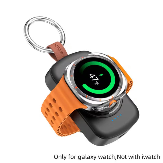 X-27SX for Samsung Galaxy Watch Charger, 1800Mah Portable Charger for Samsung Galaxy Watch 7/Ultra/6/6 Classic/5/5 Pro/4/3, Active 2/1, Wireless Magnetic