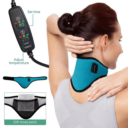 Electric Heating Neck Brace Cervical Vertebra Neck Strap Neck Structment