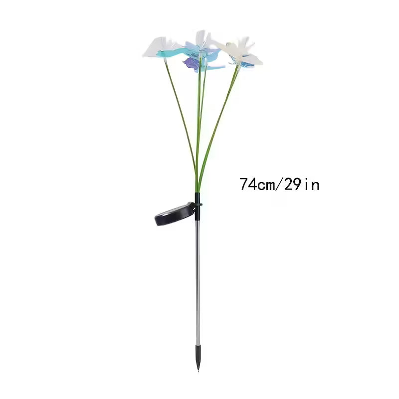 Butterfly Solar Lights Outdoor Decor - Smart Sensor with Auto Brightness, Garden Path Patio Lighting, Perfect Holiday Gift