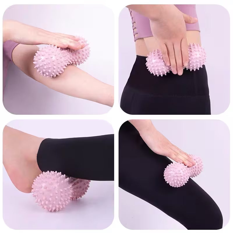 Peanut-Shaped Yoga Massage Ball for Deep Tissue Massage, Muscle Relaxation of Shoulders, Neck, And Back, Muscle, Neck Tension, Essential Yoga Ball Fitness