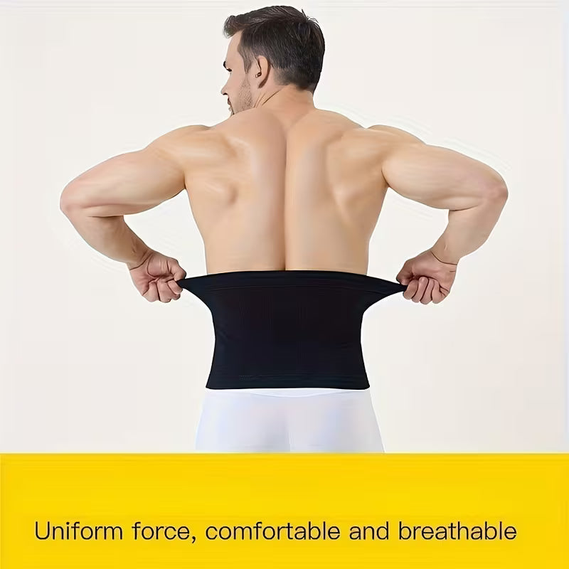 Men'S Adjustable Breathable Waist Belt, High-Elastic Comfortable Fit, Lightweight Moisture-Wicking Waist Wrap, Flexible Everyday Wear, Hand Washable, Comfortable for All-Day Use