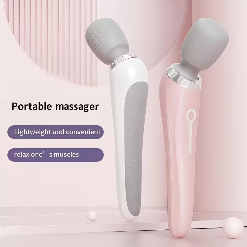 5-Speed Portable Handheld Massager USB-Rechargeable Relaxation Massager Ideal For Neck, Back, Legs, And Waist, Long Battery Life, Compact And Portable A Great Gift For Family Members