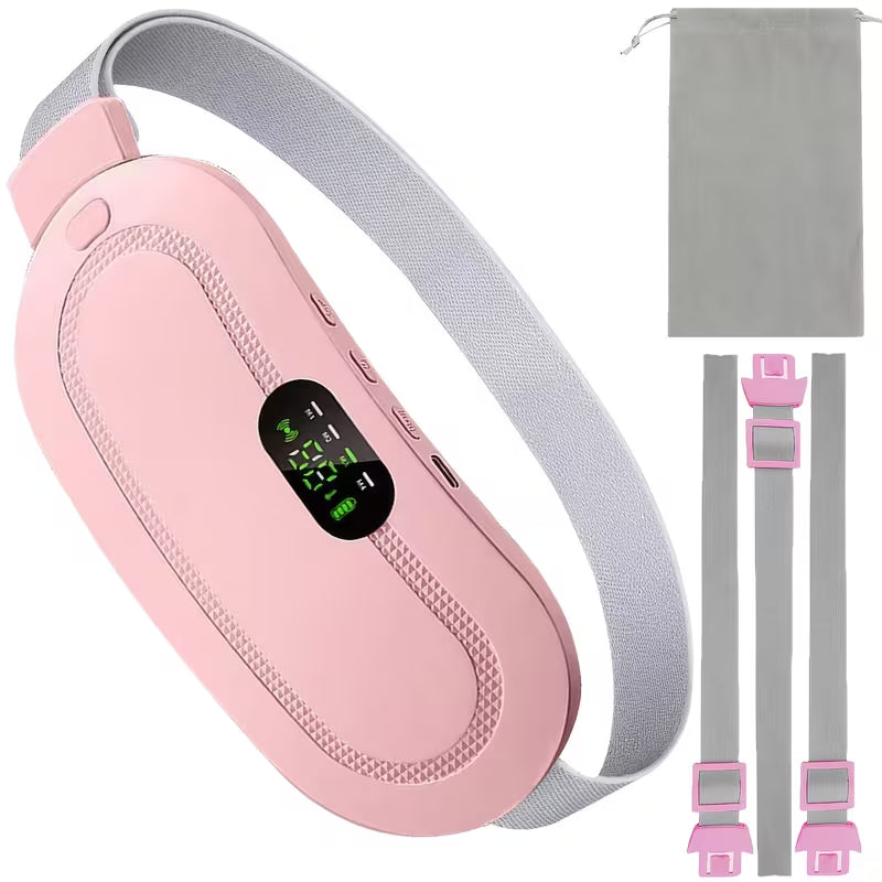 Cordless Heating Pad with 3 Heat Levels And 4 Massage Modes, Portable Heating Pad, 3s Fast Heating Gift for Women And Girl Gift, Present, Relax At Home Office And Car