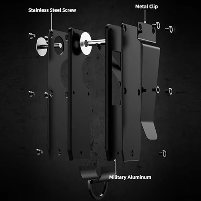 Key Organizer Minimalist Innovative Keyholder Compact Keys Organizer Smart KeyChain Secures 2-6 Keys