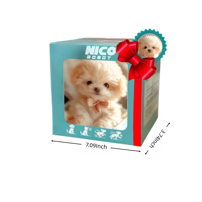 The New Simulation Machine Dog Puppy Interacts Like a Real Electronic Dog And Is Suitable for Children to Play With. Interactive Toys That Can Walk And Make Sounds. The Special Edition Comes with a Drawstring And a Cute Bow Tie. Ideal Birthday Gift