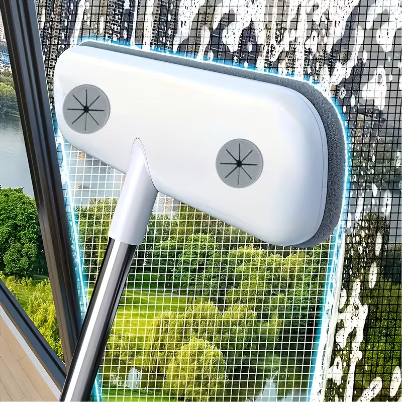 Magic Window Cleaning Brush, Retractable Handle, Screen Cleaning Tool, Reusable Pet Hair Remover, Home Door And Window Cleaning Brush, Cleaning Supplies, Cleaning Tools, Halloween/Christmas Gift