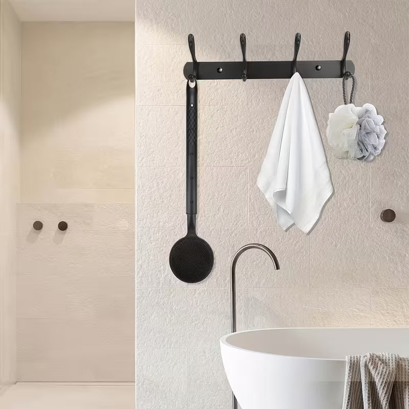Extendable Bath Brush, Soft Long Handle Shower Brush, Gentle Back Scrubber, Deep Cleansing Skincare Tool, Perfect Gift