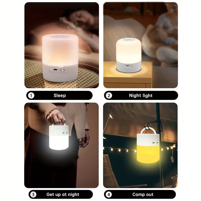 1pc LED Smart Night Lamp, Adjustable Brightness for Bedroom Decor, Ideal for Use in Bedrooms, Living Rooms, Hallways, Kitchens, Wardrobes, And Cabinets, Offering Warm Or White Light