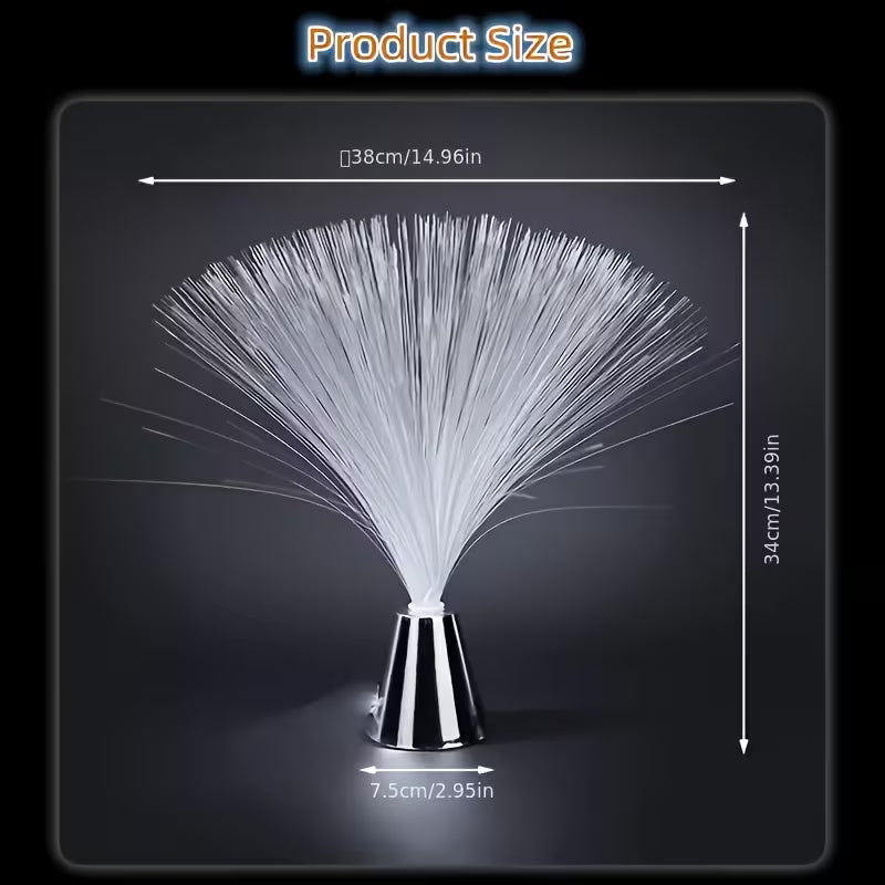 1pc Multicolor Gradient Starlight 14LED Light, Automatic Color Change with 7 Modes, Festival Decorative Ambient Light with Switch Control, Independent Plastic Base, Dreamy Decorative Lighting, Suitable for Various Atmospheric Decorations, Birthday