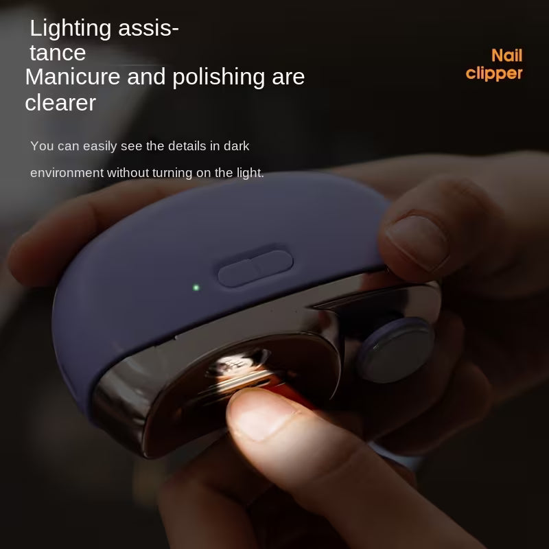 Electric Nail Clipper USB Rechargeable, 400Mah Lithium Polymer Battery, Suitable for Nail Art, Shaping, Polishing And Trimming, Perfect Gift for Friends And Family