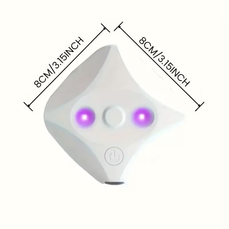 1 Smart Toilet Cleaner Toilet Purifier 1 Double-sided Adhesive Multifunctional And Portable, Easy to Install Suitable for Home And Business Travel