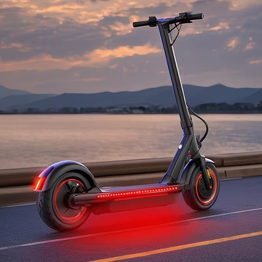 Electric Scooter LED Light Strip Usb/Battery Dual-Mode Power Supply Universal Night Riding Warning Light Safety Light Strip Adjustable Mode Constant Light And Flashing Light Night Visibility Very Good Gift Choice