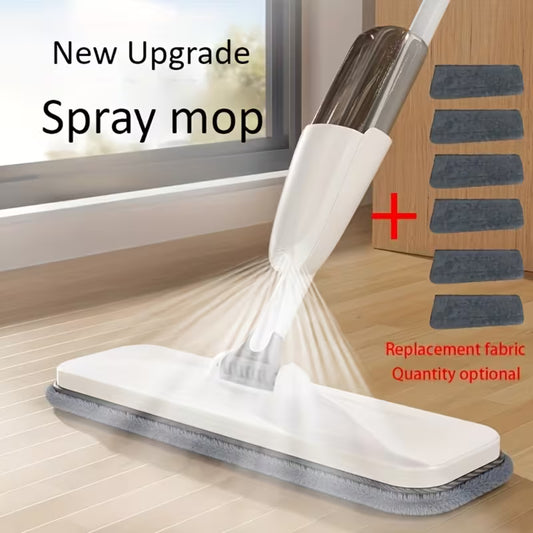 Multi-Functional Microfiber Spray Mop Featuring Washable Pads - Perfect for Both Wet And Dry Cleaning on Hardwood, Laminate, Tile, And Ceramic Surfaces - Great for Use in Kitchens, Bathrooms, And Living Rooms, Equipped with an Extended Handle And Mo