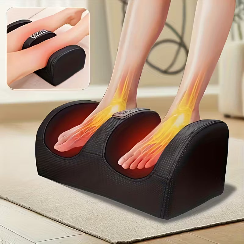 Foot Massager with Heat Function, Suitable for Legs, Feet, And Arms, Providing Deep Kneading And Compression - Perfect for Home Or Office Use.Black Friday Discount Promotion, An Ideal Valentine's Day And Gift for Birthday, Christmas Or Festival