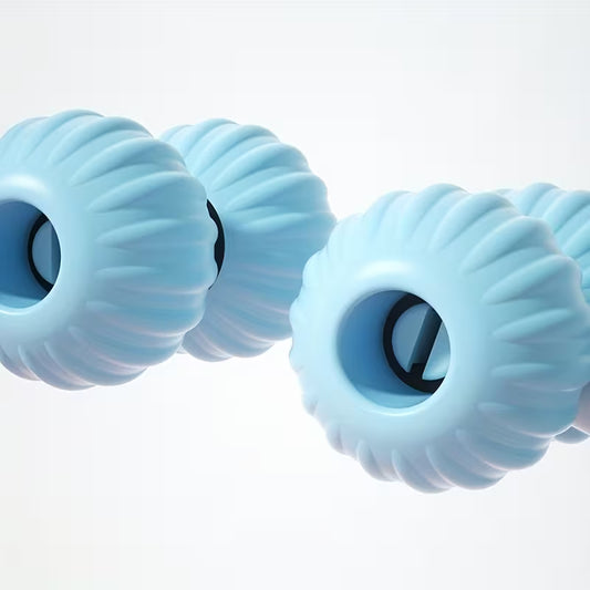 1pc Roller Blue/Pink/Black Handheld Body Roller Ual Roller Massager Trigger Point Roller Stress for Women Body Care Gift