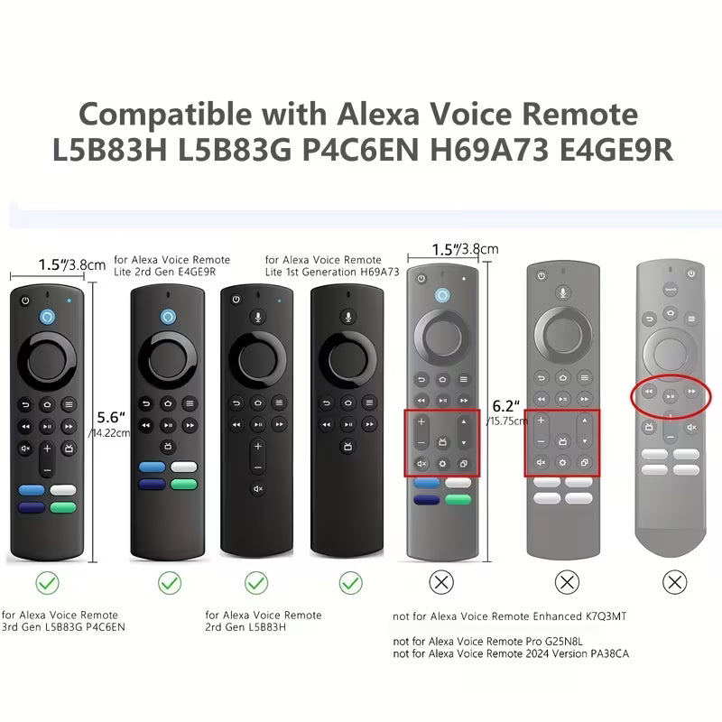 SUPERISE for Fire TV Stick/Cube/4K/Max/Lite Remote Case Compatible with Alexa Voice Remote 2nd/3rd Gen & Lite 1st/2nd Gen - Glow-in-the-Dark Heart-Shaped Cover, Non-Slip Silicone Cover (Model H69A73/E4GE9R/L5B83H/L5B83G/P4C6EN)