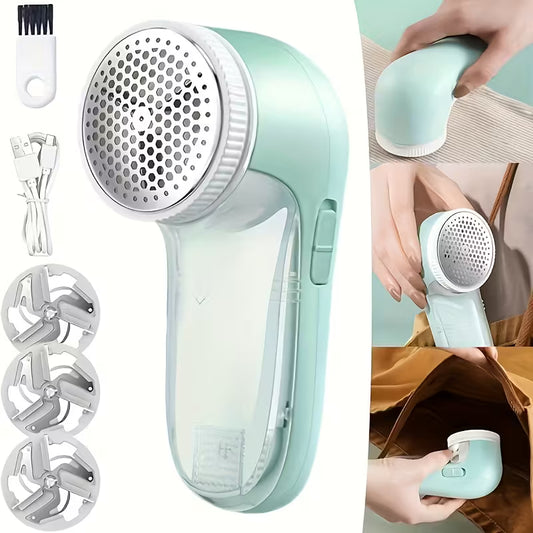 USB Rechargeable Electric Lint Remover, Portable Fabric Shaver for Sweaters, Coats, Sofas, Curtains, and Furniture, Lint and Pilling Remover