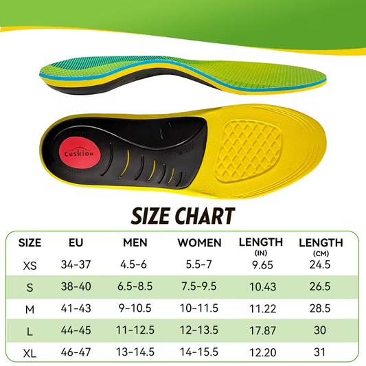 240+Lbs Strong Arch Support Insoles, High Arch Support Sport Insole for Flat Feet, Cushioning Insoles, Comfortable & Breathable, for Men & Women, for Work Boots & Various Shoes, Running Additions, Comfort Insoles for Standing All Day, Sprots