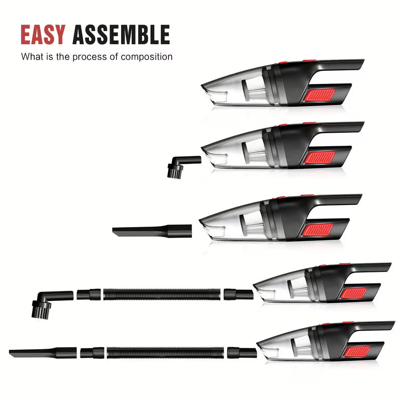 Wireless Convenient Handheld Car Vacuum Cleaner, Powerful Suction Kitchen Floor Cleaning Supplies, USB Charging Mini Cleaning Dust Collector, Suitable For Cars, RV, Home, Office, Industrial Sites And Other Gap Tools